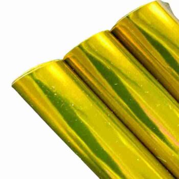 Tramo de Vinil Espejo Amarillo