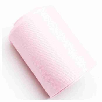 Yarda de Listón Acordonado 7.5cm Rosado Pálido
