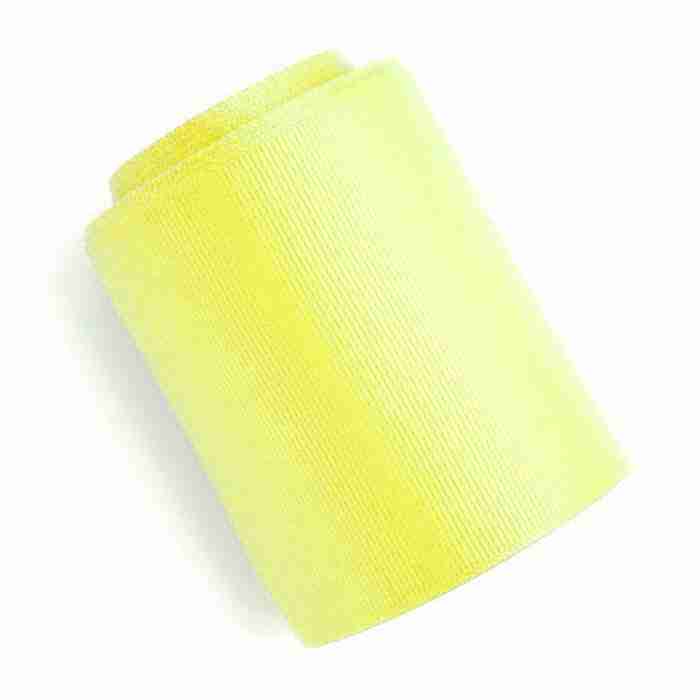 Yarda de Listón Acordonado 7.5cm Amarillo Bebé
