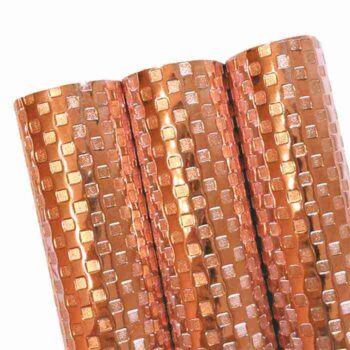 Tramo de Vinil Espejo Cubos Rose Gold