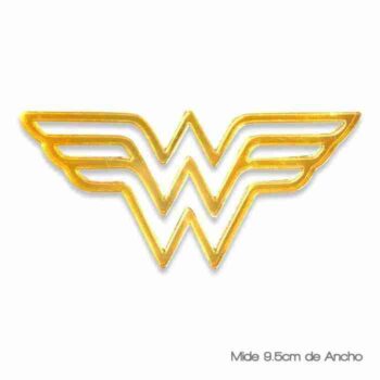Logo Wonder Woman Acrílico Espejo