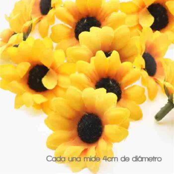 Kit de 5 Girasoles de Tela
