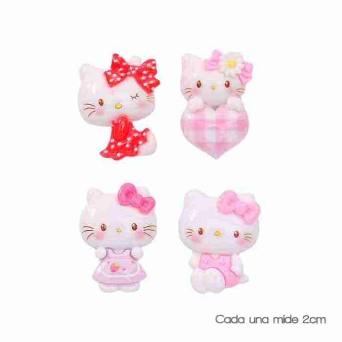 Kit de 4 Resinas de Hello Kitty