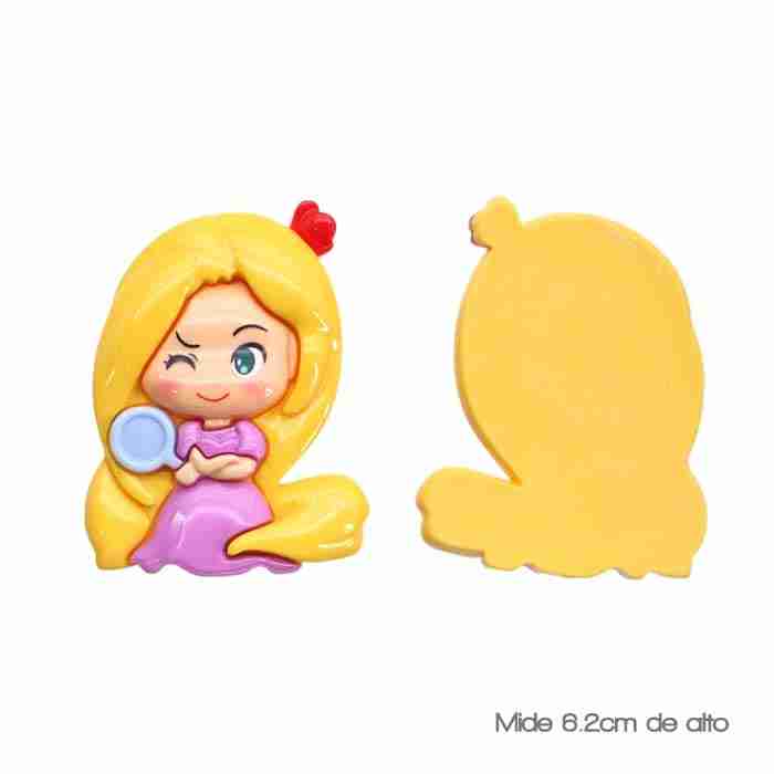 Resina Grande y Brillante de Rapunzel