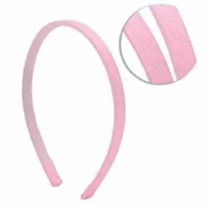 Diadema de 1cm Forrada con Dientes Palo Rosa