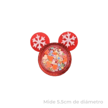 Shaker con base de feltie Mickey orejas con copitos