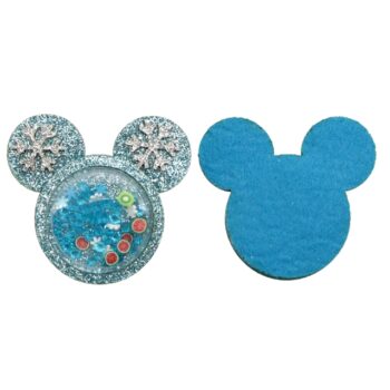 Shaker Turquesa Mickey Orejas con Copos Grande