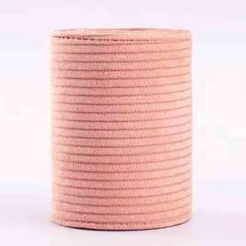 Yarda de Listón Pana 7.5cm Rosa Bebé