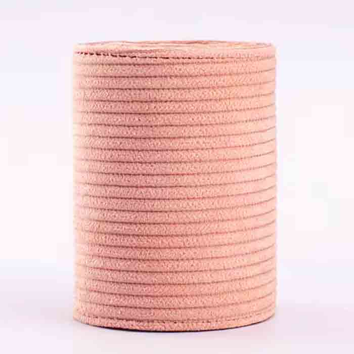 Yarda de Listón Pana 7.5cm Rosa Bebé