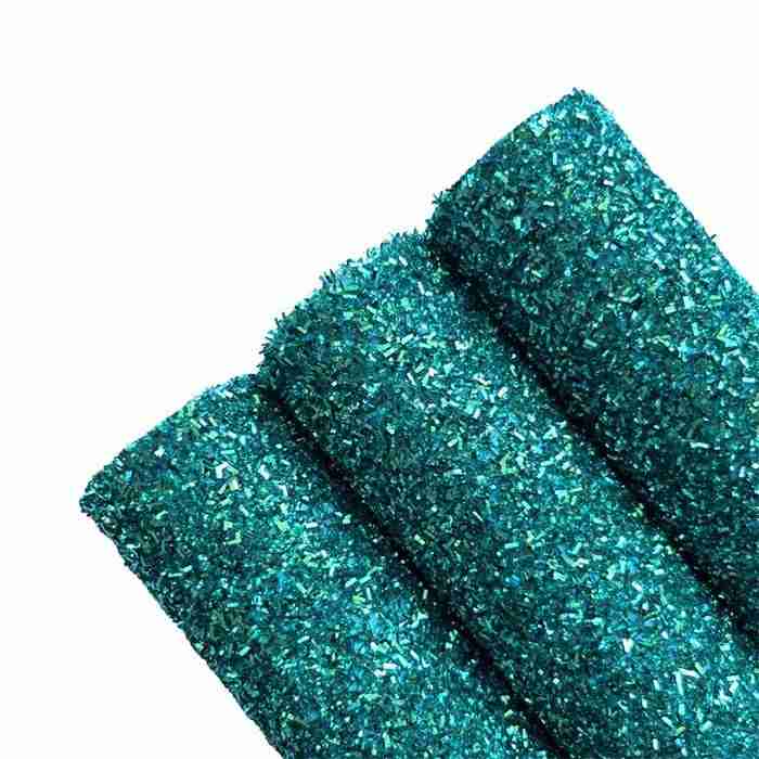 Tramo de Vinil Escarchado Luminoso Jade