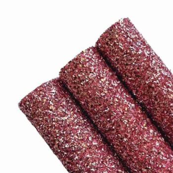 Tramo de Vinil Escarchado Luminoso Rose Gold