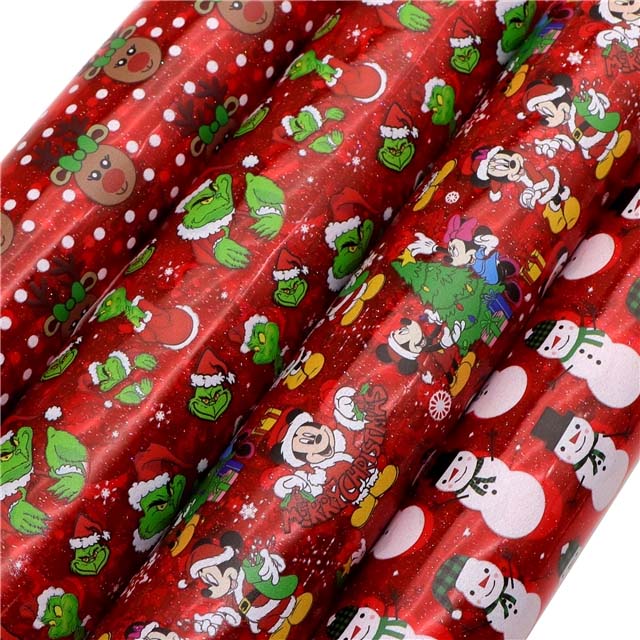 Paquete de Micas con Glitter Personajes Navideños