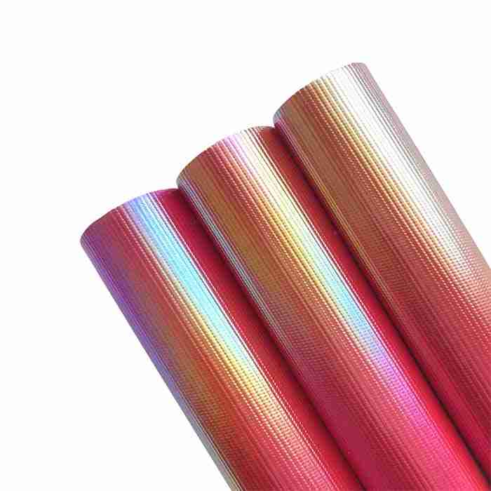 Tramo de Vinil Orandi Tornasol Fresa