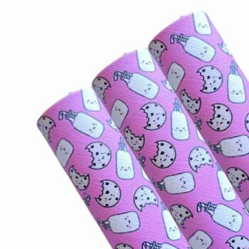 Tramo Prada Rosa Estampado Leche y Galletas