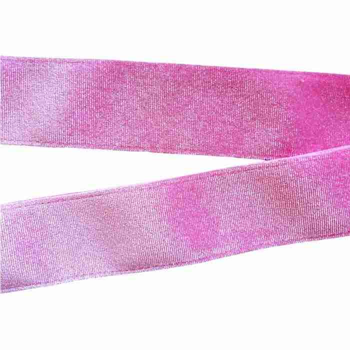 Yarda de Listón Terciopelo 3.8cm Rosa