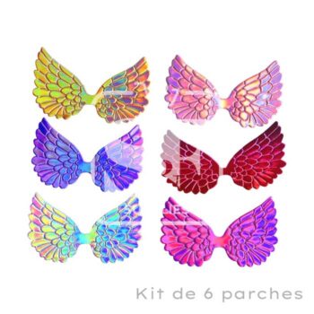 Kit de 6 parches de Alas Tornasol