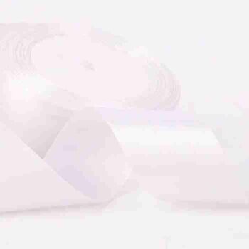 Yarda de Listón Satinado 3.8cm Blanco