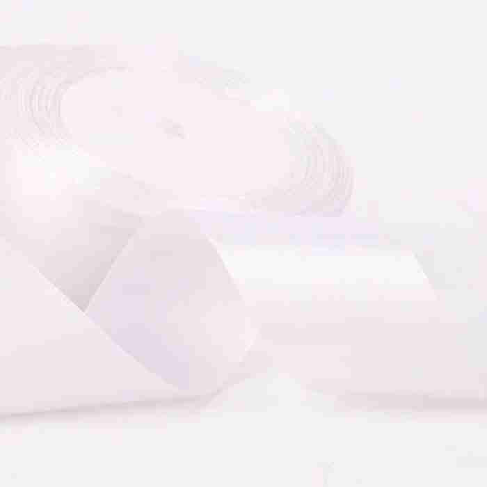 Yarda de Listón Satinado 3.8cm Blanco