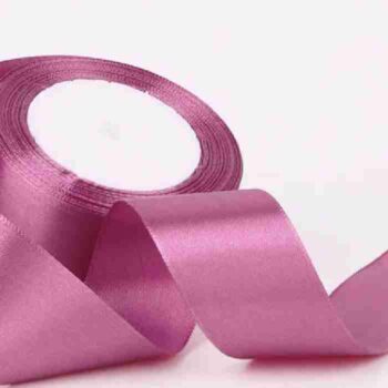 Yarda de Listón Satinado 3.8cm Palo Rosa