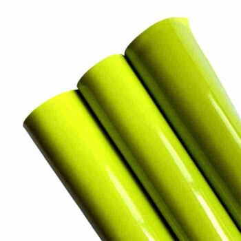 Tramo de Vinil Charol Verde Manzana