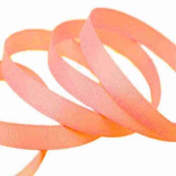 Yarda de 1cm Acordonado Salmón Neón