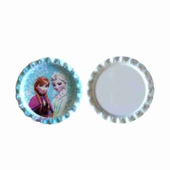 Tapita Metálica Ana Y Elsa