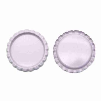 Tapita Metálica Lila Bebé