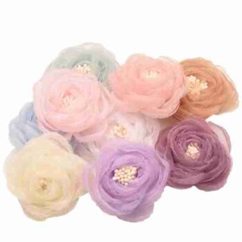 Kit de 4 Rosas de Organza