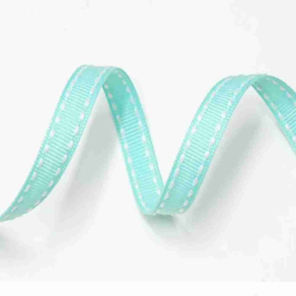 Yarda Acordonado 1cm Aqua con costura