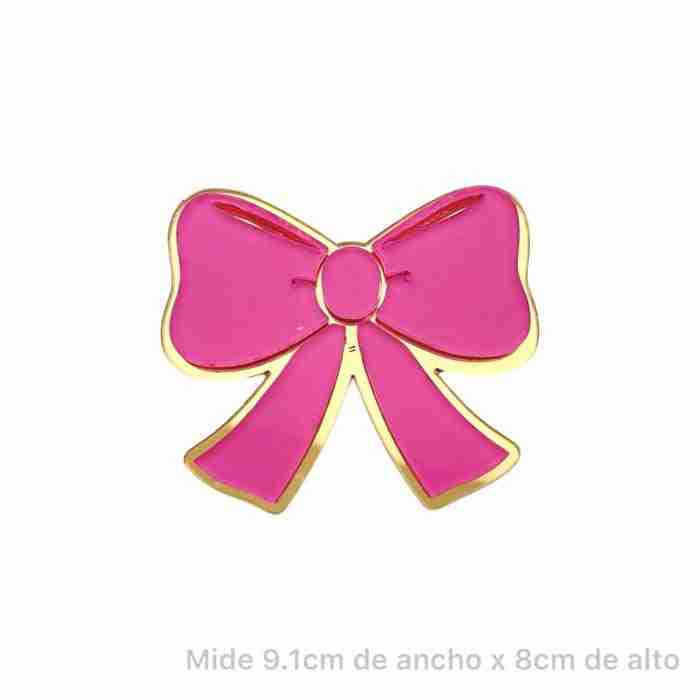 Moño Acrílico Espejo Doble