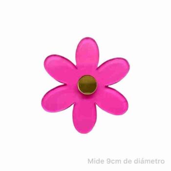 Flor Acrílico Espejo Doble