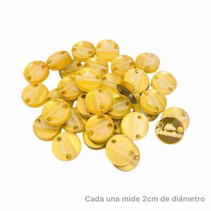 Ciento de Plaquitas de Acrílico