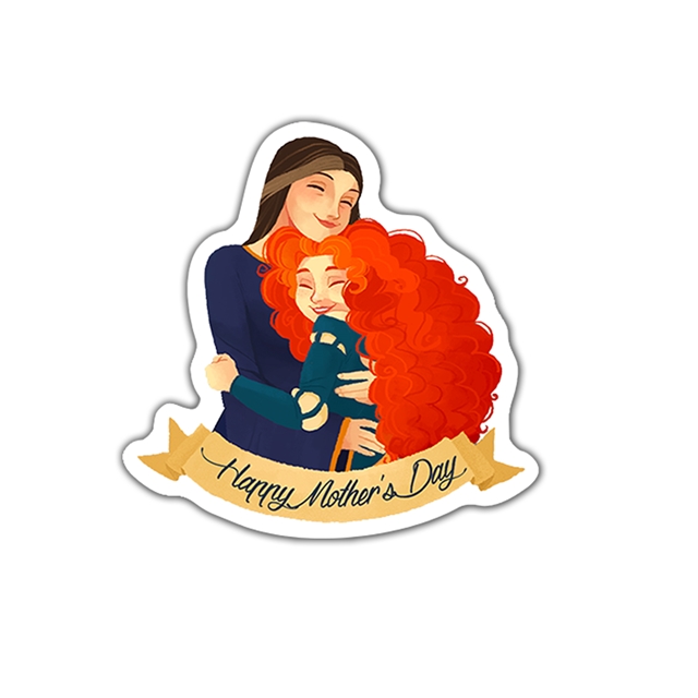 Resina Plana Glitter Happy Mother´s Day