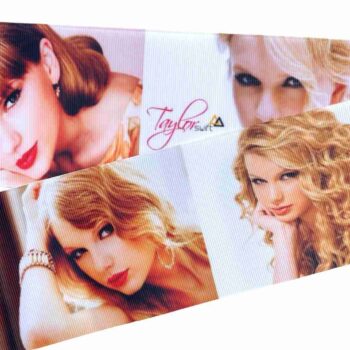 Yarda de Listón Estampado 7.5cm Taylor Swift