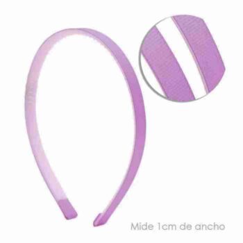 Diadema de 1cm Forrada con Dientes Uva