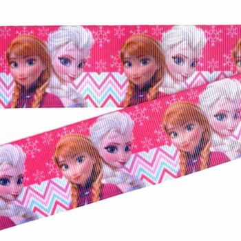 Yarda de Listón Estampado 3.8 Frozen