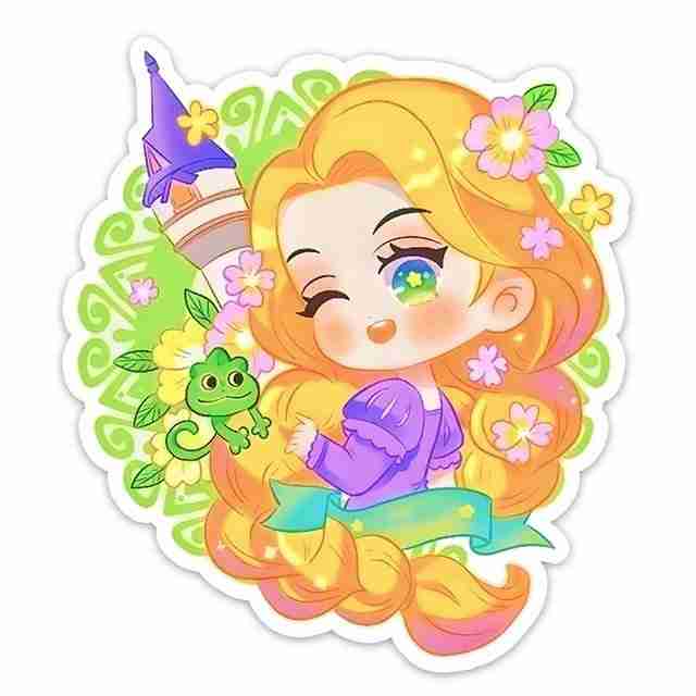 Resina Plana Rapunzel