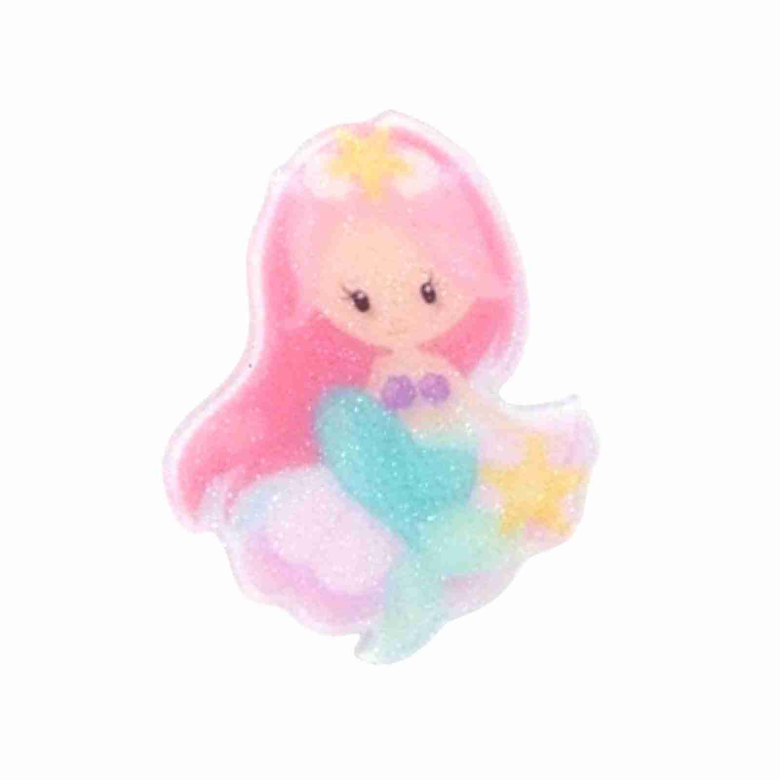 Resina Plana Glitter Sirena