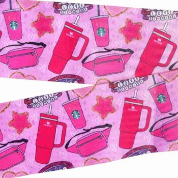 Yarda de Listón Estampado 7.5cm Stanley