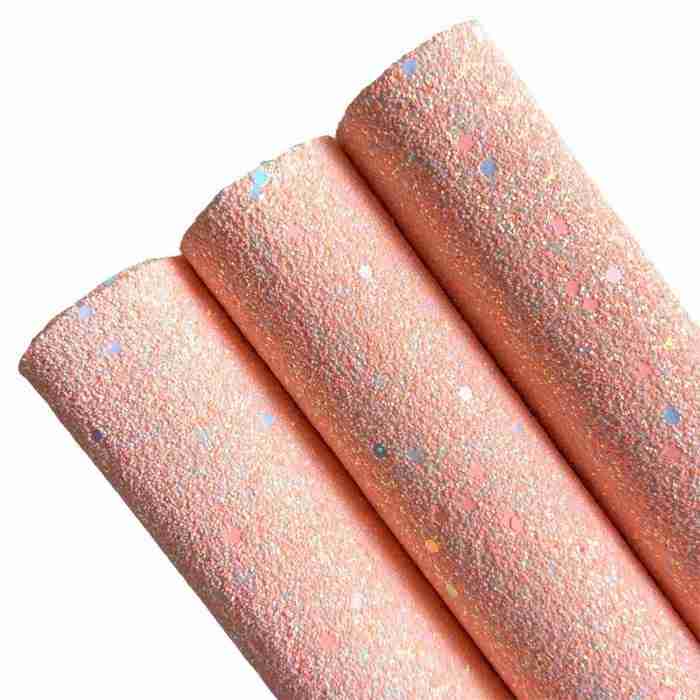 Tramo de Vinil Escarchado Melón Intenso