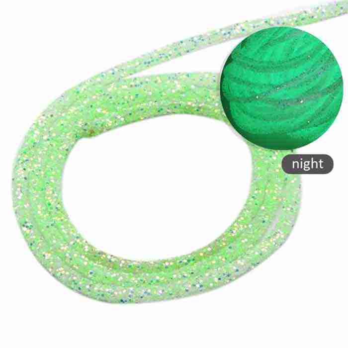 Yarda de Escarchado Tub. Fluorescente Verde