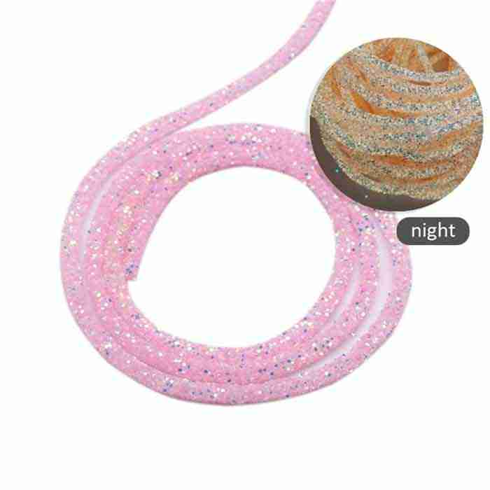 Yarda de Escarchado Tub. Fluorescente Rosa