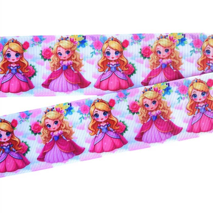 Yarda de Listón Estampado 3.8 Aurora en las nubes