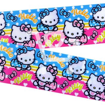 Yarda de Listón Estampado 7.5cm Baby Kitty