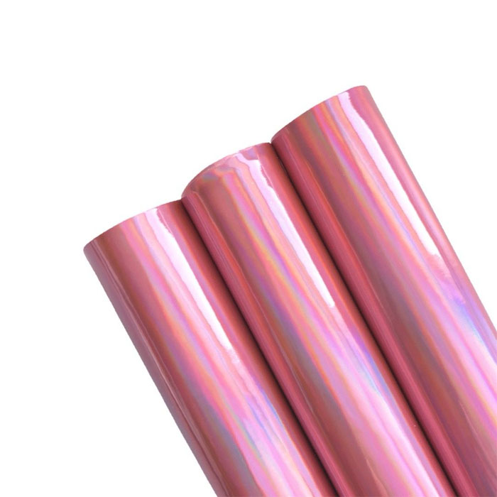 Tramo de Vinil Espejo Tornasol Rosado