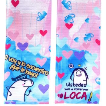 Tira de Listón Estampado 7.5cm Flork Mamá chapina