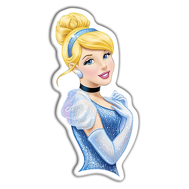 Resina Plana Princesa Cenicienta