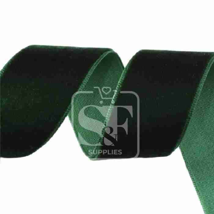 Yarda de Listón Terciopelo 3.8cm Botella