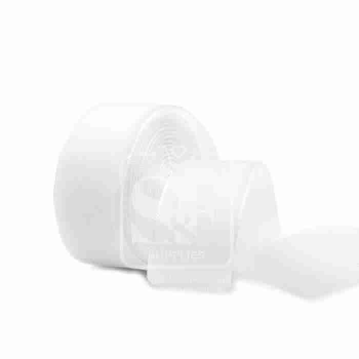 Yarda de Listón Terciopelo 3.8cm Blanco