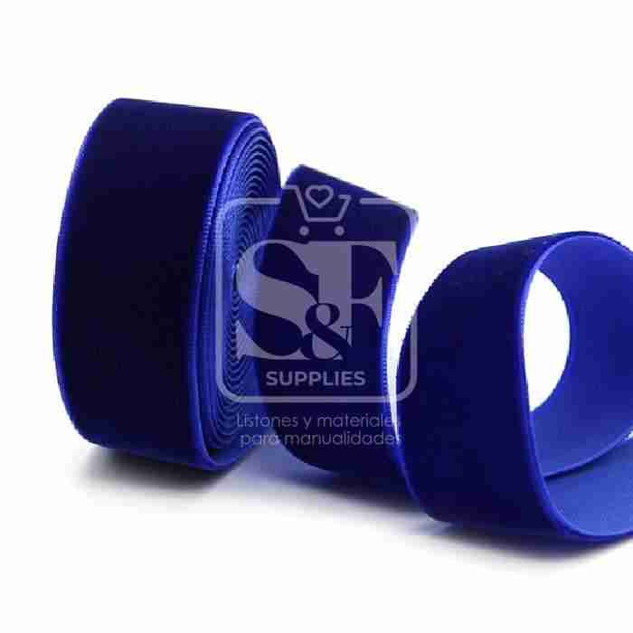 Yarda de Listón Terciopelo 3.8cm Rey